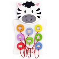 VIGA activiteitenboard, zebra, afm 36x55x3,5 cm, 1 stuk - thumbnail