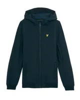 Lyle & Scott winter softshell jas jongens - donker navy blauw - capuchon - thumbnail