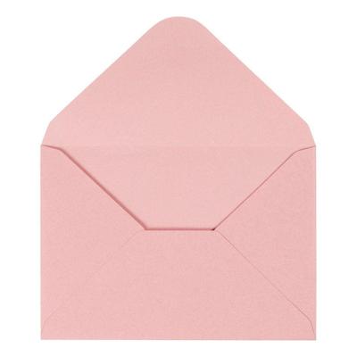 Enveloppen, afmeting envelop 11,5x16 cm, 110 gr, lichtrood, 10 stuk/ 1 doos