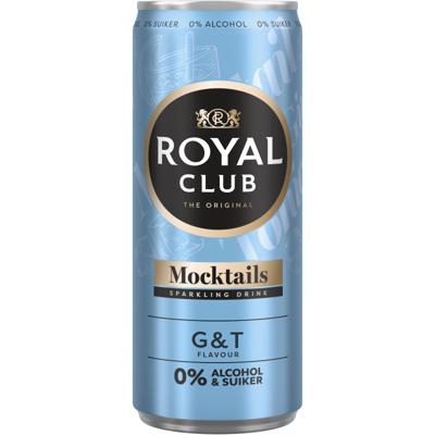 Royal Club mocktails gin & tonic 0% blik (12x 25cl)