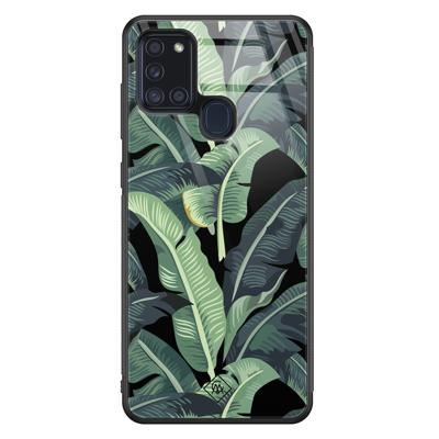 Samsung Galaxy A21s glazen hardcase - Bali vibe