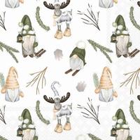 Ambiente Servetten 33cm Forest gnomes - thumbnail