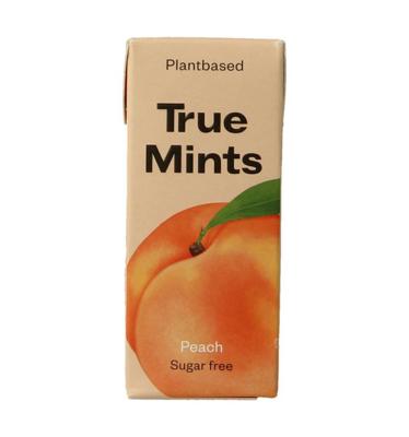 True Gum Suikervrije Peach Muntpastilles