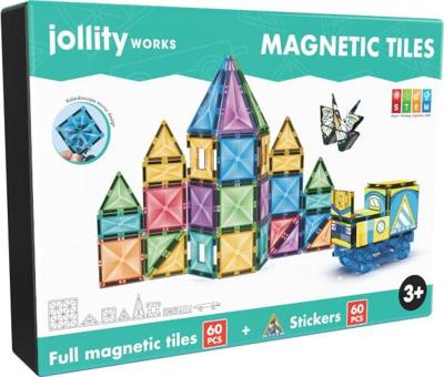 Magnetic tiles stem 60 pcs jollity works