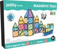 Magnetic tiles stem 60 pcs jollity works - thumbnail