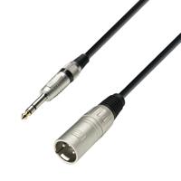 Adam Hall 3 Star BMV 0300 verloopkabel 1x XLR male naar 1x stereo jack 3m - thumbnail