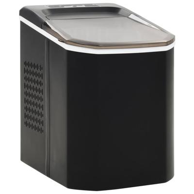 VidaXL Ijsblokjesmachine 1,4 l 15 kg/24 u zwart