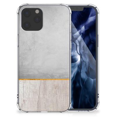 iPhone 12 Pro Max Stevig Telefoonhoesje Wood Concrete iPhone 12 Pro Max Stevig Telefoonhoesje Wood Concrete