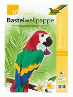 Folia golfkarton ft 25 x 35 cm, pak met 10 vellen, geassorteerde kleuren - thumbnail