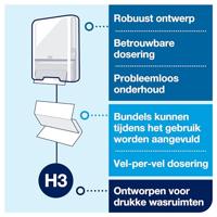 TORK 553100 Elevation Design Papierenhanddoekdispenser Kunststof Wit 1 stuk(s) - thumbnail