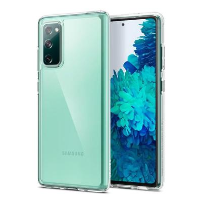 Spigen - Samsung Galaxy S20 FE Hoesje - Back Case Crystal Hybrid Clear Transparant
