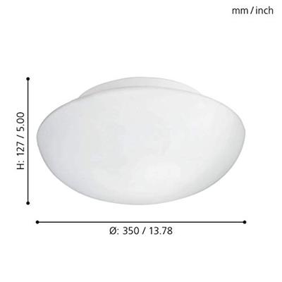 Eglo PlafondlampElla badkamer 35cm wit - 83404