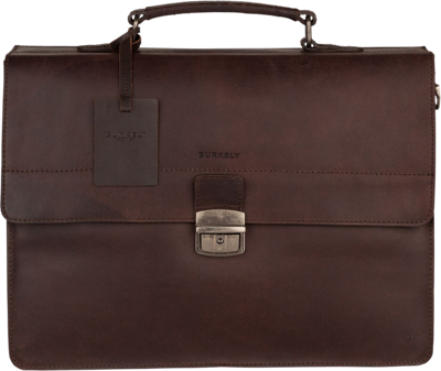 Burkely Vintage Dean briefcase-Brown