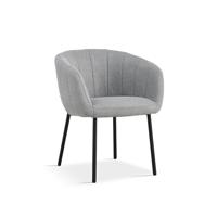 Stoel Pia Lichtgrijs - Set van 2 - thumbnail