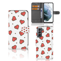 Samsung Galaxy S21 FE | Telefoon Hoesje | Hearts - thumbnail