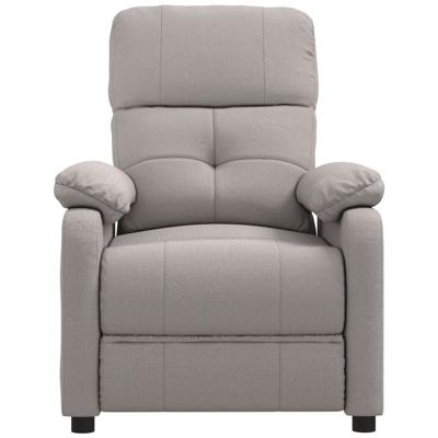 Fauteuil verstelbaar stof taupe Fauteuil verstelbaar stof taupe