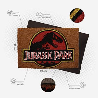 Jurassic Park Doormat Logo 60 x 40 cm