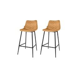 Barstoel 1set/2 Lynn caramel 96cm Barstoel 1set/2 Lynn caramel 96cm