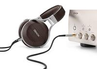 Denon AH-D5200 Bedraad Hoofdtelefoons Hoofdband Bruin, Zilver - thumbnail