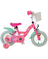 Volare Barbie kinderfiets - meisjes - 12 inch - roze - twee handremmen - thumbnail