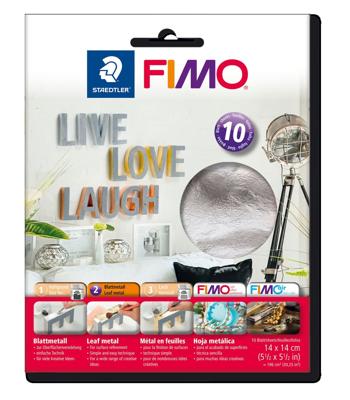 Bladmetaal fimo staedtler zilver 10 vel