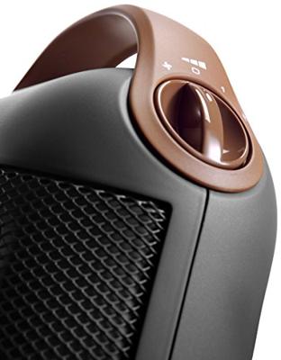 Draagbare keramische kachel DeLonghi HFX30C18IW Zwart Antraciet 1800 W