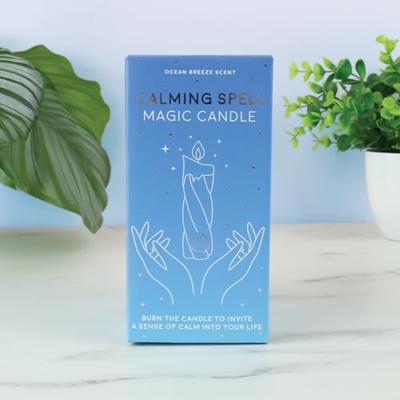 Calming Spell kaars met angelite