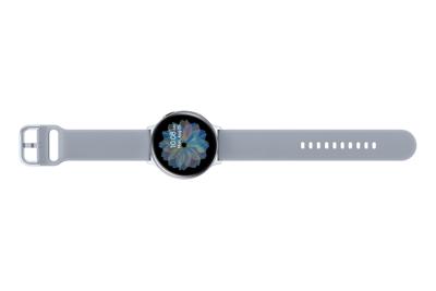 Samsung Galaxy Watch Active2, Fitnesstracker van aluminium, groot display, duurzame batterij, waterdicht, 44 mm, Bluetooth, zilver
