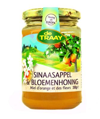 Traay Sinaasappel & bloemenhoning 350 Gram