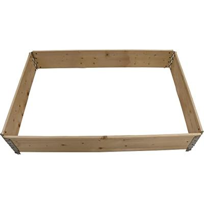 Siena Garden R-1200-1-4-GBX Hoogbeet stapelbaar, 120 x 80 x 19,5 cm, natuur 1 stuk(s)