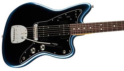 Fender American Professional II Jazzmaster Dark Night RW elektrische gitaar met koffer
