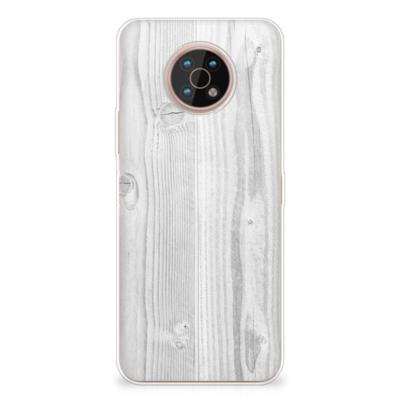 Nokia G50 | Bumper Hoesje | White Wood