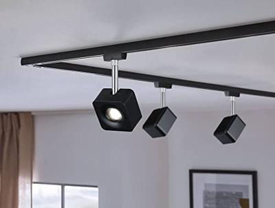 Paulmann 230V-railsysteem lamp URail LED vast ingebouwd 8 W LED Zwart (mat), Chroom