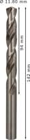 Bosch Accessories 2608585536 HSS Metaal-spiraalboor 11.8 mm Gezamenlijke lengte 151 mm Geslepen DIN 338 Cilinderschacht 5 stuk(s) - thumbnail