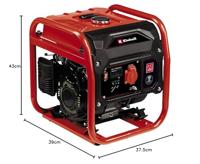 Einhell 4-takt Aggregaat met omvormer 230 V 20.6 kg 1000 W - thumbnail