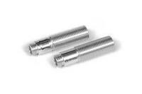 Icon Clear Anodized Aluminum Shock Body 10x38mm (2pcs) (AX30130) - thumbnail
