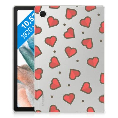 Samsung Galaxy Tab A8 2021/2022 Hippe Hoes Hearts Samsung Galaxy Tab A8 2021/2022 Hippe Hoes Hearts