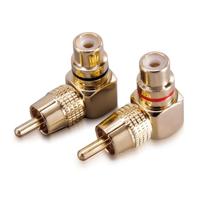 Sinuslive CWS Cinch-hoekadapter [1x Cinch-stekker - 1x Cinch-koppeling] - thumbnail