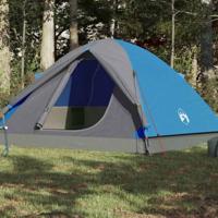 VidaXL Koepeltent 3-persoons waterdicht blauw - thumbnail