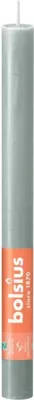 Bolsius dinerkaars rustiek shine 27cm jade green