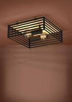 Stars of Light PlafondlampCidraz vierkant met hout - 390163 - thumbnail