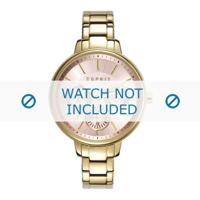 Esprit horlogeband ES108152-002 Staal Goud - thumbnail