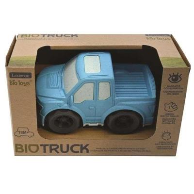 Blauwe pick-up in tarwevezels, recyclebaar en biologisch afbreekbaar