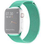 Milanese RVS bandje - Mint groen - Geschikt voor Apple Watch 38mm / 40mm / 41mm / 42mm - thumbnail