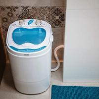 Mesko Home MS 8053 wasmachine Bovenbelading 3 kg Blauw, Wit - thumbnail