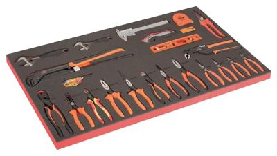 Bahco Foaminlay Fit&Go 40" met tangen | sleutels en meetgereedschap - 32-delig - FF1B05LM Bahco Foaminlay Fit&Go 40" met tangen | sleutels en meetgereedschap - 32-delig - FF1B05LM