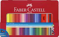 Faber-Castell kleurpotloden - colour grip - blik 48 stuks met accessoires - fc-112448 - thumbnail