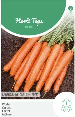 Zaden Wortelen Amsterdamse Bak 2 - Adam Hortitops - Hortitops Zaden Wortelen Amsterdamse Bak 2 - Adam Hortitops - Hortitops