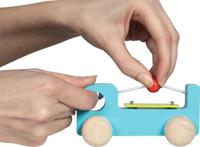 Goki houten voertuig met geluid - thumbnail