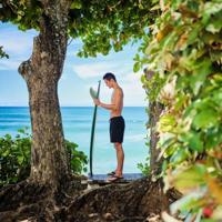 Olukai KI&apos;I Slipper Heren Lava Rock/Bold Blue 46 - thumbnail